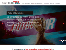 Tablet Screenshot of critertec.com